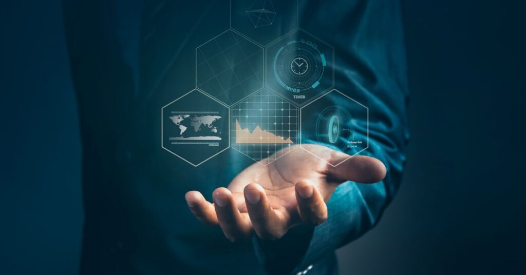 Virtual Reality Hand with Dashboards