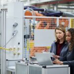 Engineers using technologies in auto industry