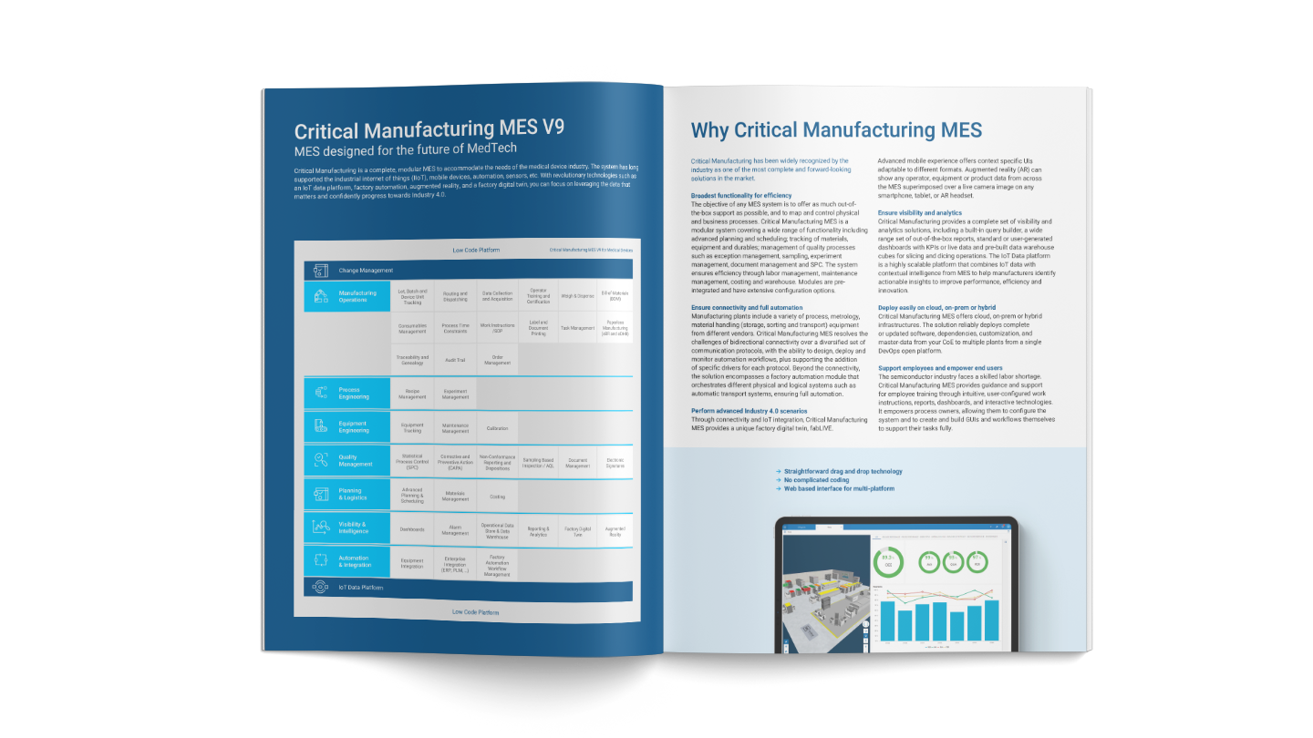 Critical Manufacturing - Medical Device Manufacturing