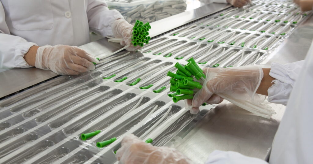 Manufacturing hydrophilic Urinary Catheter