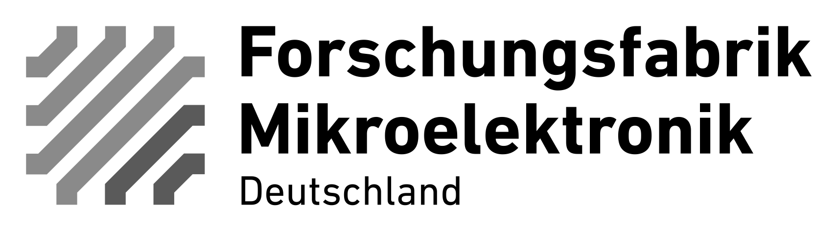 FMD Logotype grayscale black