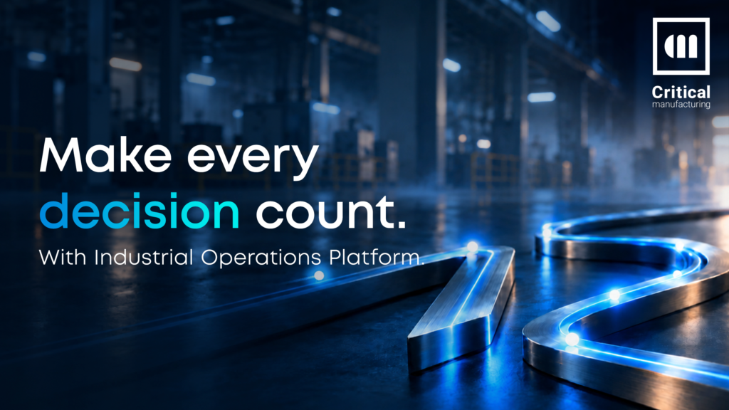 Critical Manufacturing Version 12.0 announcement banner